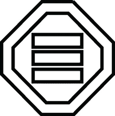 中陰折敷に角三文字