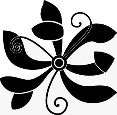 変わり真向き蘭の花