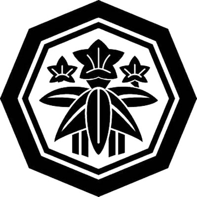 子持ち八角に根付き竜胆