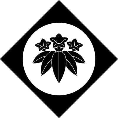 鉄砲角に笹竜胆