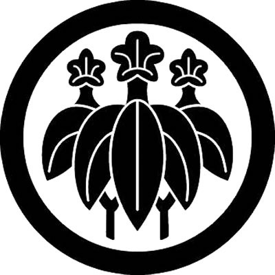 丸に根付き笹竜胆