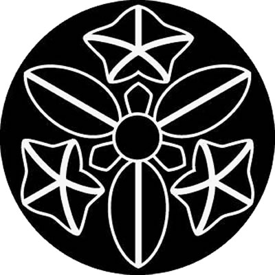 石持ちの内に三つ葉竜胆