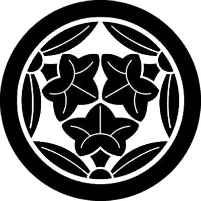 丸に三つ割り三つ葉竜胆