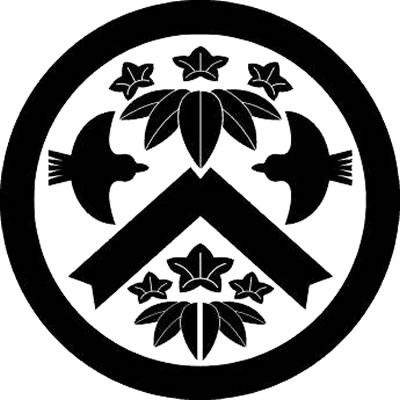 丸に二つ竜胆に違い竹雀