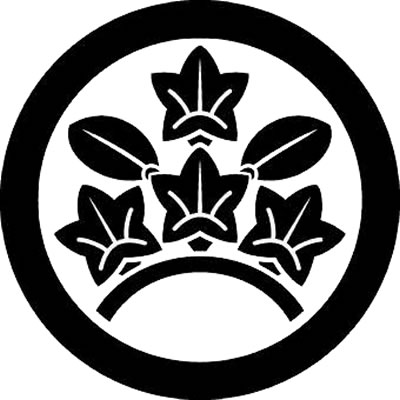 丸に枝付き四つ花竜胆