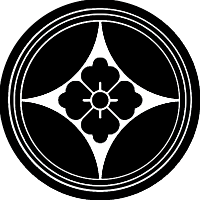 三重輪に七宝に花角