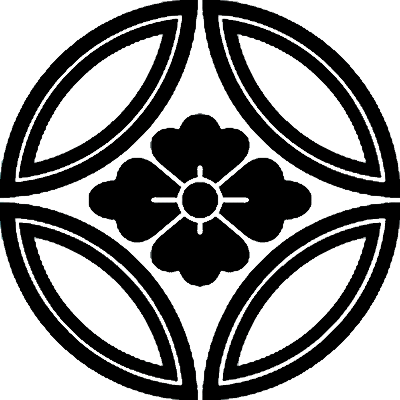 子持ち中陰七宝に花角