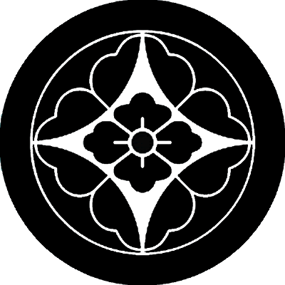 丸に花角入り七宝に花菱