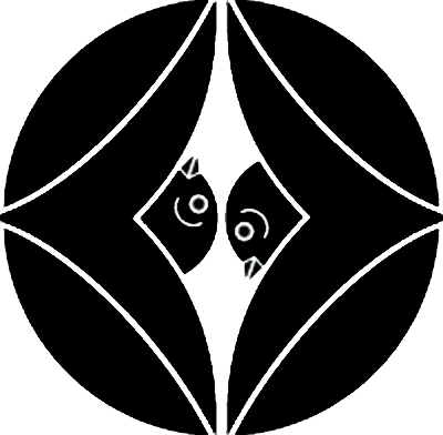 七宝に糸巻雁金