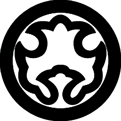 丸に中陰財津洲浜