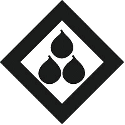 隅立て角に三つ盛り玉