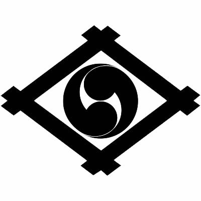 井桁に右二つ巴