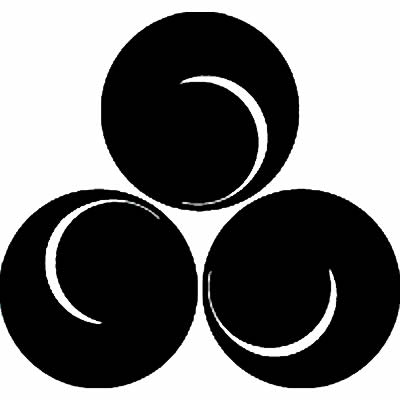 三つ盛り右一つ巴