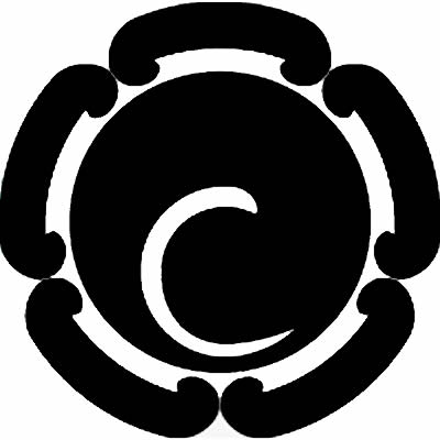 五つ鐶に左一つ巴