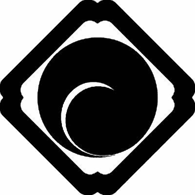 隅入り角に左一つ巴