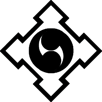 折り入り角に右二つ巴