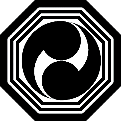 三重八角に左二つ巴