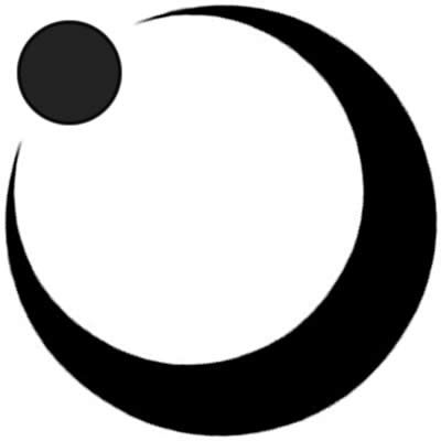 左向き月に出星