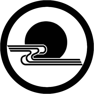 丸に黒田月に水