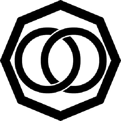 隅立て八角に輪違い