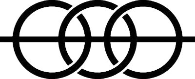 三つ双金輪に貫き一つ引き