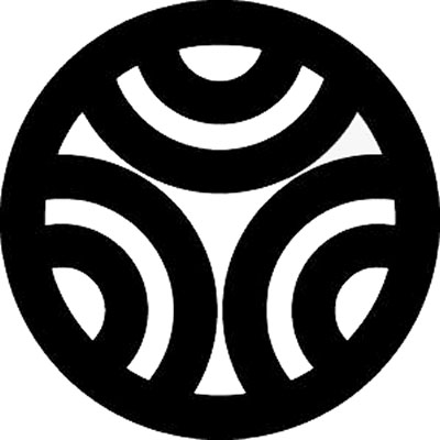 丸に三つ割り二重輪