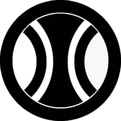 丸に割り輪模様