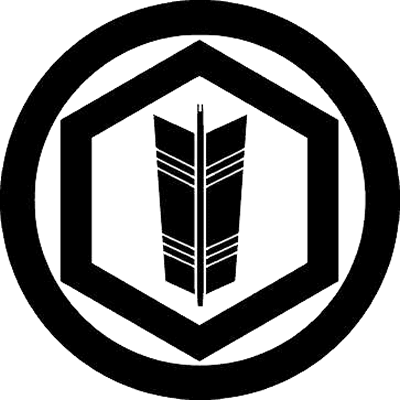 丸の内に六角に一つ矢