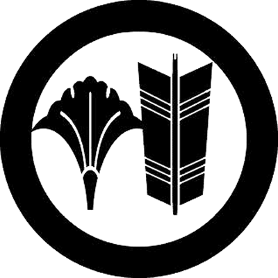 丸に一つ矢と銀杏