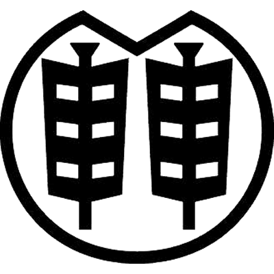 団扇形に中陰並び矢