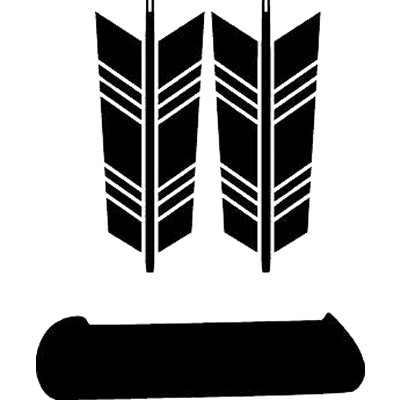 並び矢に一文字