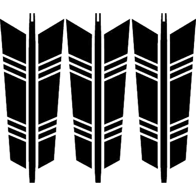 三本並び矢（２）