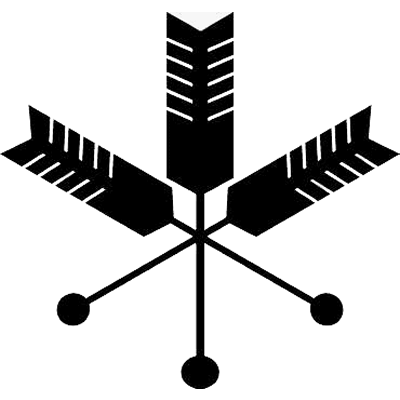 矢尻付き三本重ね矢（２）