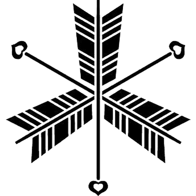 矢尻付き三本違い矢（２）