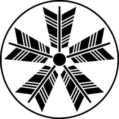 糸輪に五つ矢車