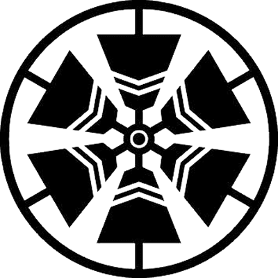 糸輪に繋ぎ六つ矢車