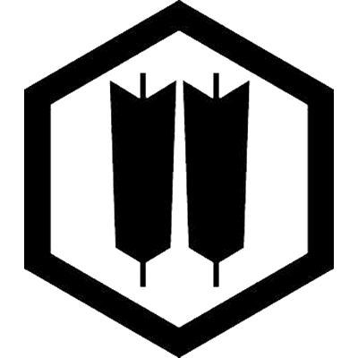 六角に並び矢筈