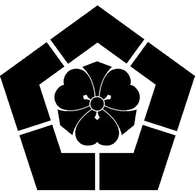 五角山形に剣片喰・五角形山形に剣片喰