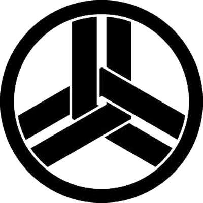 丸に三つ組み合わせ山形・丸に三つ組み合い山形