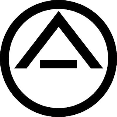 丸に山形に一つ引き