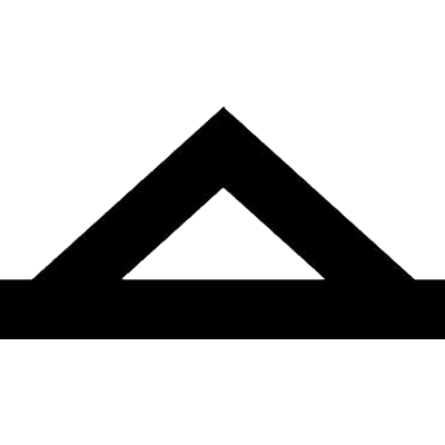 山形に一つ引き