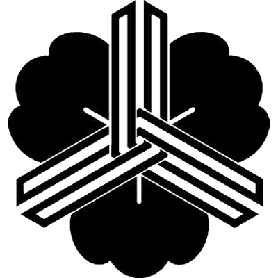 中陰三つ組み合い山形に藤