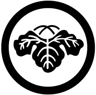 丸に一つ葉葡萄