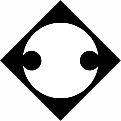 隅立て角持ちに分銅