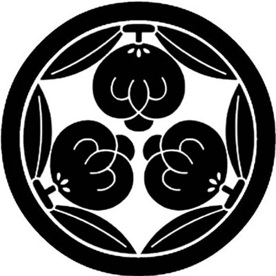 丸に三つ茶の実
