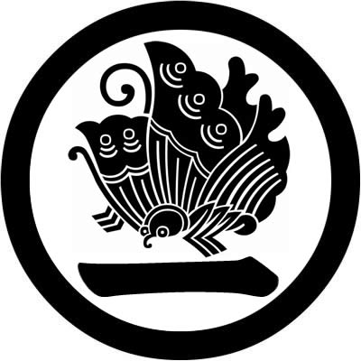 丸に揚羽蝶に一文字
