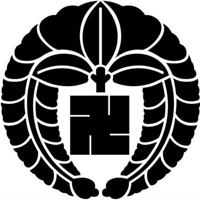 下がり藤に万字／下がり藤に卍