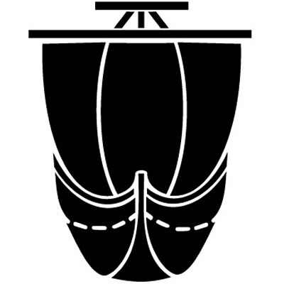 真向き帆掛船（４）