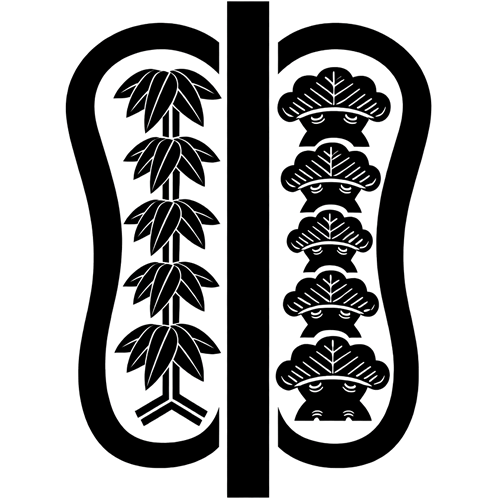 軍配団扇・軍配団扇に松竹