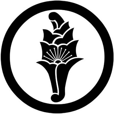 丸に一つ花杏葉（２）